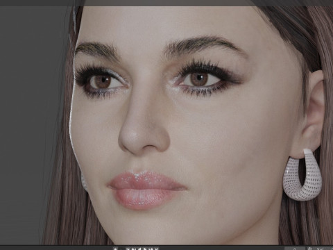 Monica Bellucci 3D 模型
