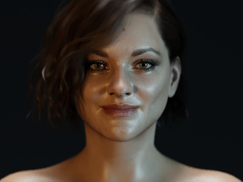 Marion Cotillard 3D Model