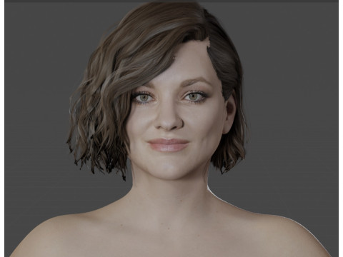 Marion Cotillard 3D Модель