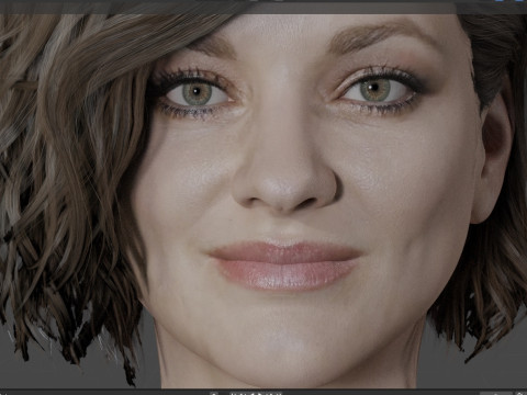 Marion Cotillard 3D Модель