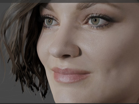 Marion Cotillard 3D Модель