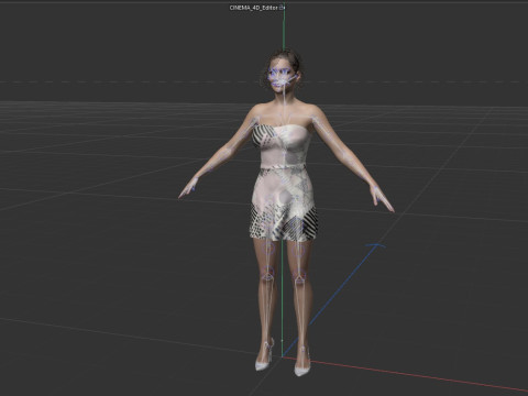 Marion Cotillard 3D Модель