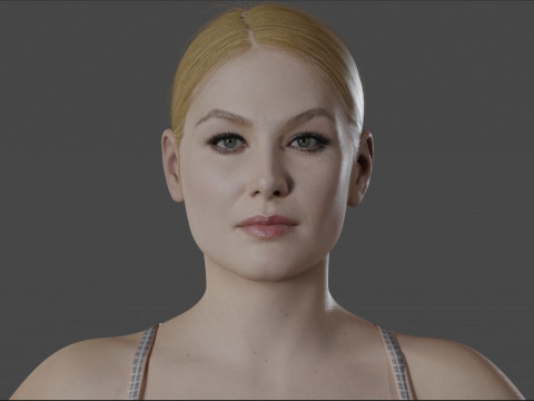 Rosamund Pike 3D Model