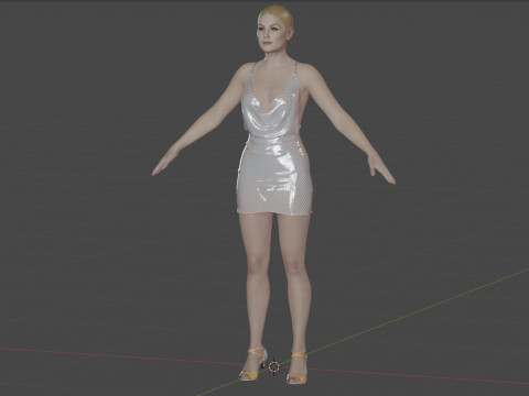 Rosamund Pike 3D Модель