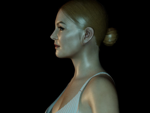 Rosamund Pike 3D Модель