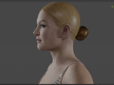 Rosamund Pike 3D Модель