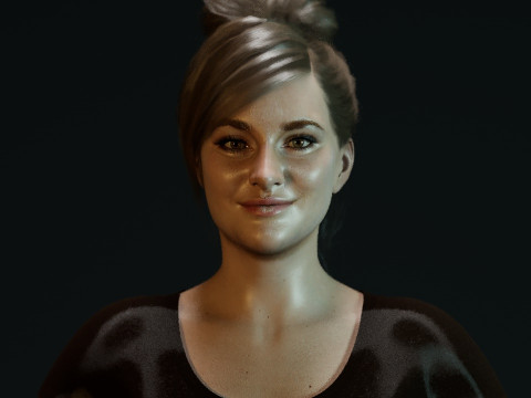 Shailene Woodley Model 3D