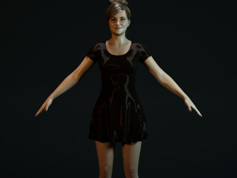 Shailene Woodley Model 3D