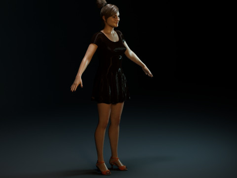 Shailene Woodley Model 3D
