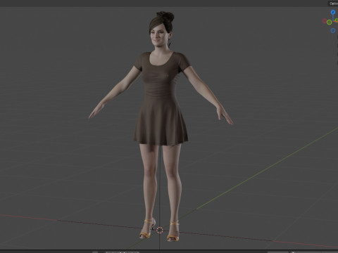 Shailene Woodley Model 3D