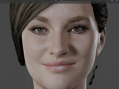 Shailene Woodley Model 3D