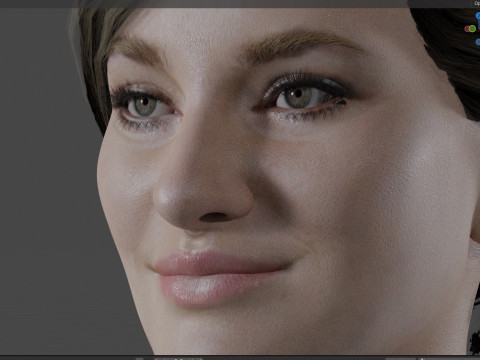 Shailene Woodley Model 3D
