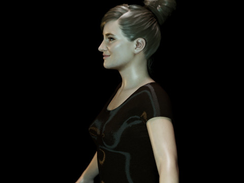 Shailene Woodley Model 3D