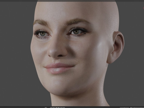 Shailene Woodley Model 3D