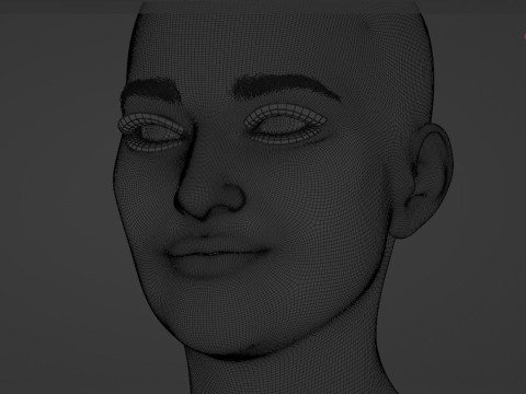 Shailene Woodley Model 3D