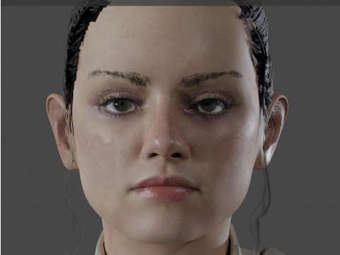 Rey Star Wars 3D 모델