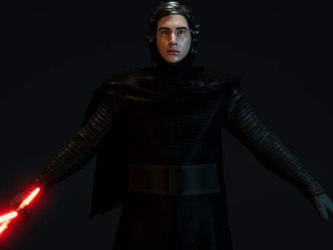 Kylo Ren Modelo 3D