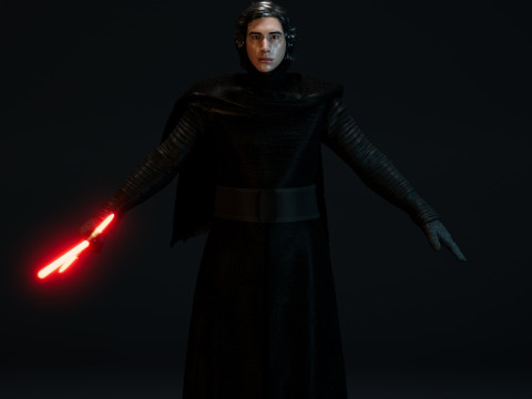 Kylo Ren Modelo 3D