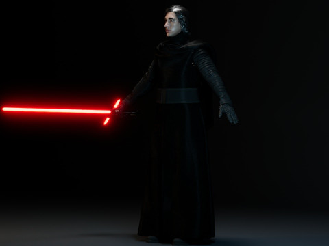 Kylo Ren Modelo 3D