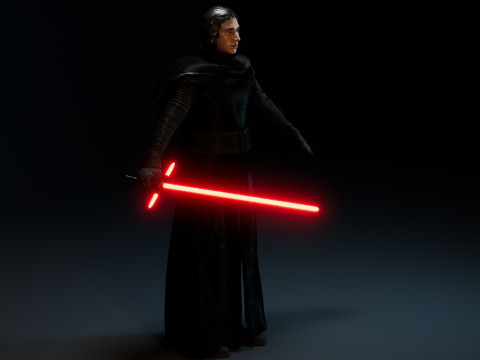 Kylo Ren Modelo 3D