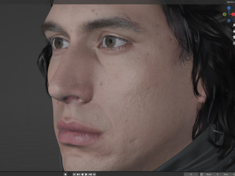 Kylo Ren Modelo 3D