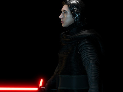 Kylo Ren Modelo 3D