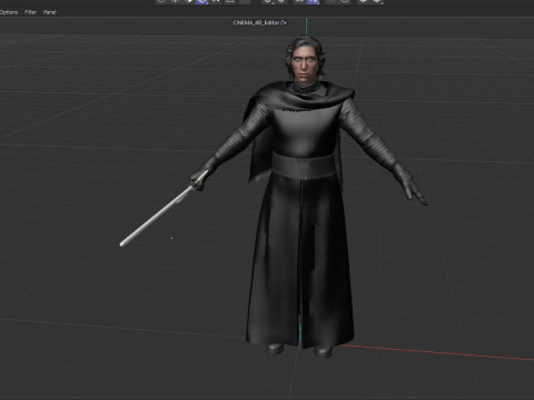 Kylo Ren Modelo 3D