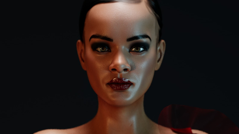 Rihanna 3D 模型 .c4d .max .obj .3ds .fbx .stl .blend