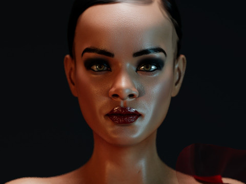 Rihanna 3D Model