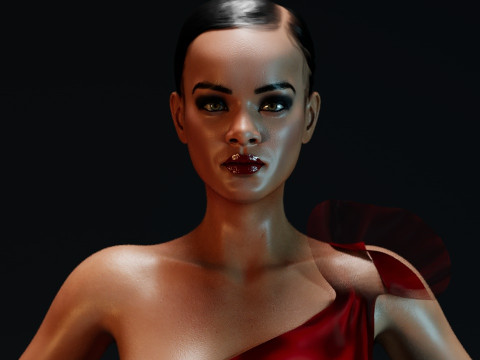 Rihanna 3D 模型