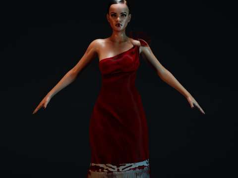 Rihanna 3D 模型