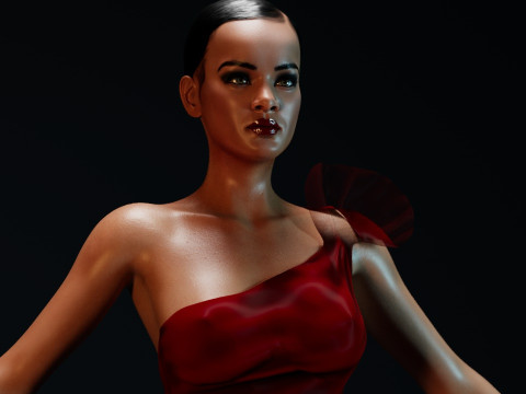 Rihanna 3D 模型