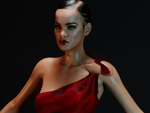 Rihanna 3D 模型