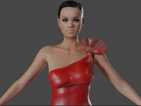 Rihanna 3D 模型