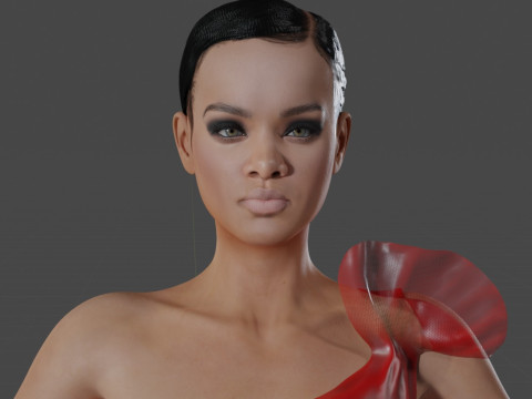 Rihanna 3D 模型