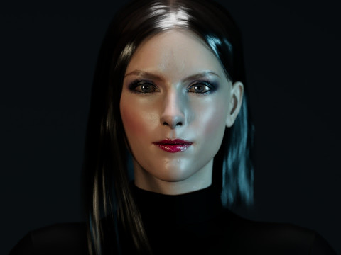 Anna Kendrick 3D Model