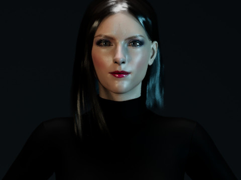 Anna Kendrick Modèle 3D
