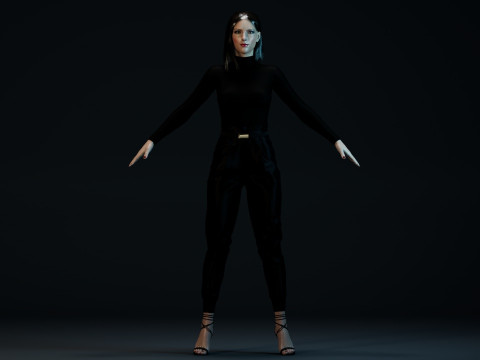 Anna Kendrick Modèle 3D
