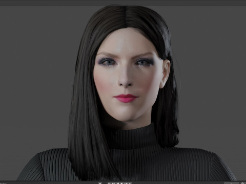 Anna Kendrick Modèle 3D