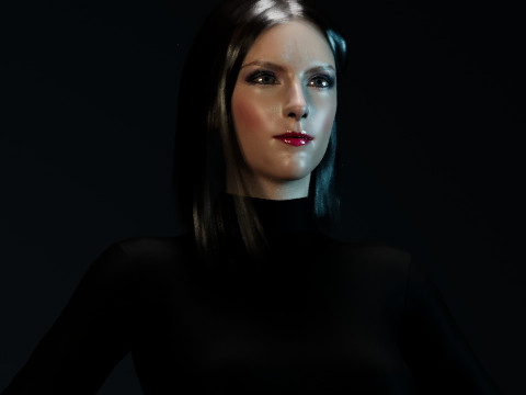 Anna Kendrick Modèle 3D