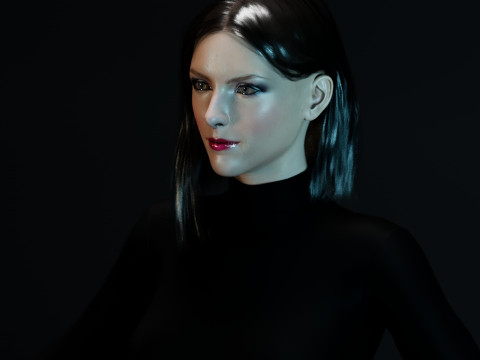 Anna Kendrick Modèle 3D