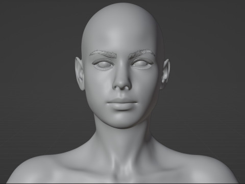 Charlotte McKinney 3D Model