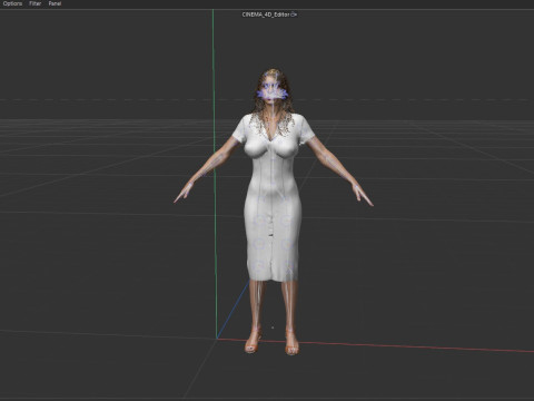 Charlotte McKinney 3D Model