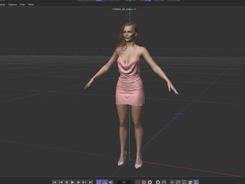 Jessica Chastain Modelo 3D