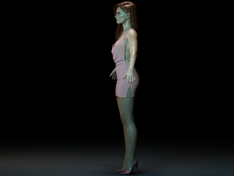Jessica Chastain Modelo 3D