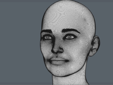 Jessica Chastain Modelo 3D