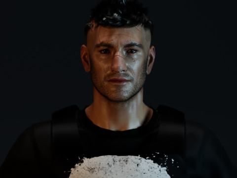 The Punisher Frank Castle Modelo 3D
