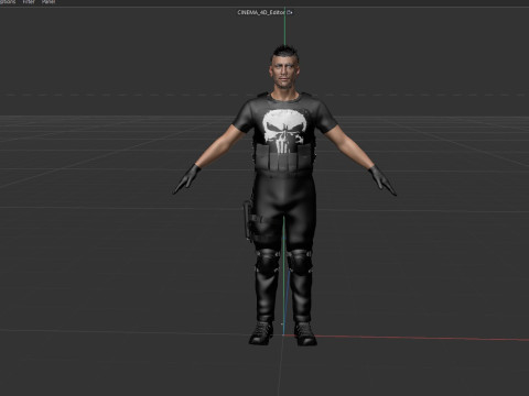 The Punisher Frank Castle Modelo 3D
