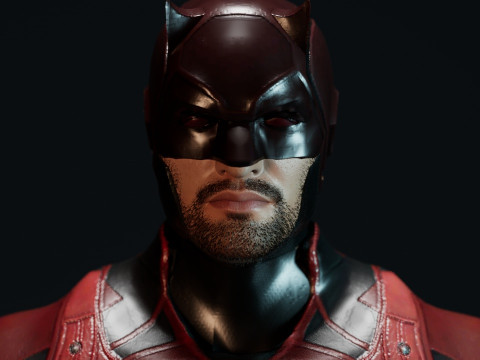 DareDevil Matt Murdock 3D Модель