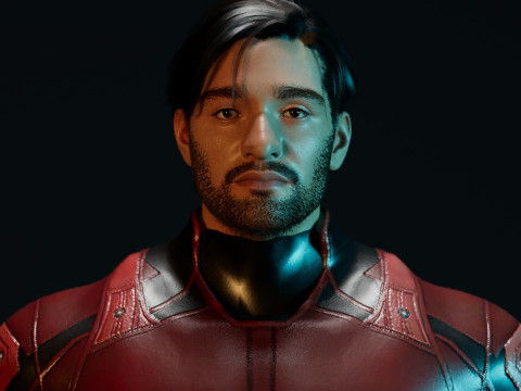 DareDevil Matt Murdock 3D Модель